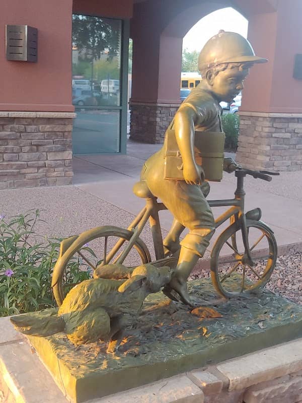Boy on bicycle - Image 1
