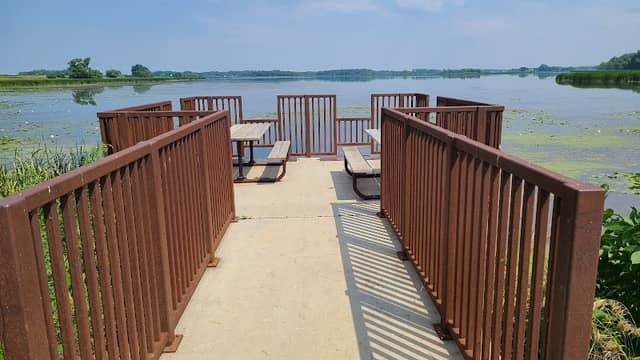 Eagle Lake Rest Area on Sakatah Singing Hill Trail - Image 1