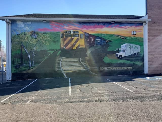 "All Tracks Lead Home" Mural - Image 1