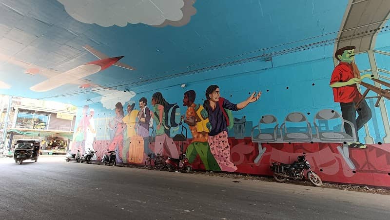 Dharmadam Art Wall - Image 1