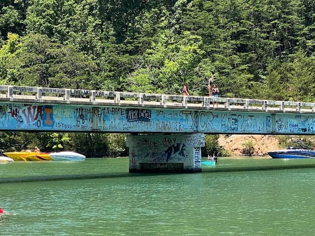 Norris Lake Jumping Bridge - Image 1