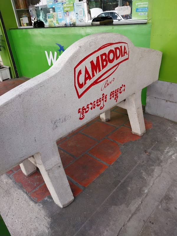 Cambodia Beer Bench - Image 1
