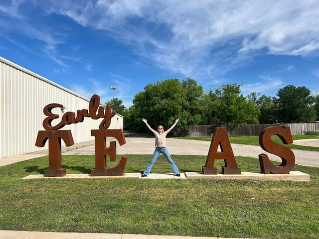 Early Texas sign - be the X in Texas - Image 1