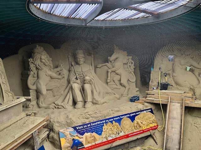 Weymouth Beach Sand Sculptures - Image 1
