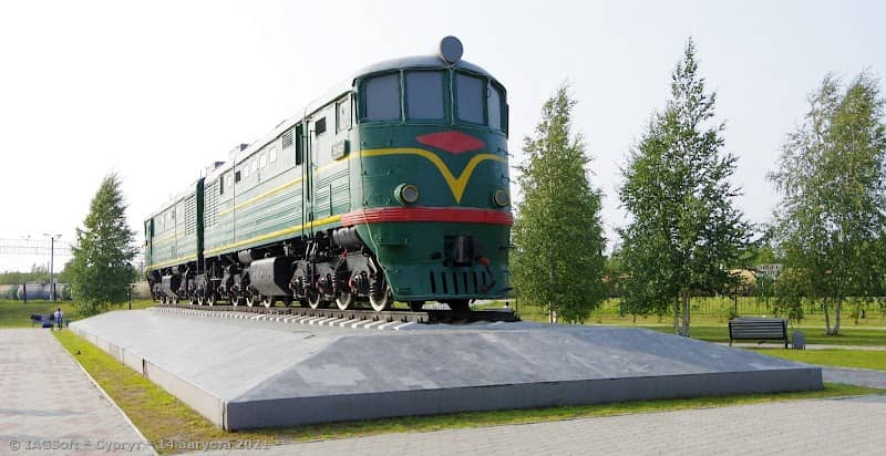 Teplovoz-Pamyatnik Tez-1072 - Image 1