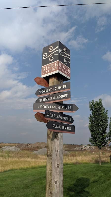 Riverwalk Cross Sign - Image 1