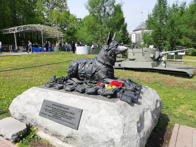 Front dog Monument - Image 1