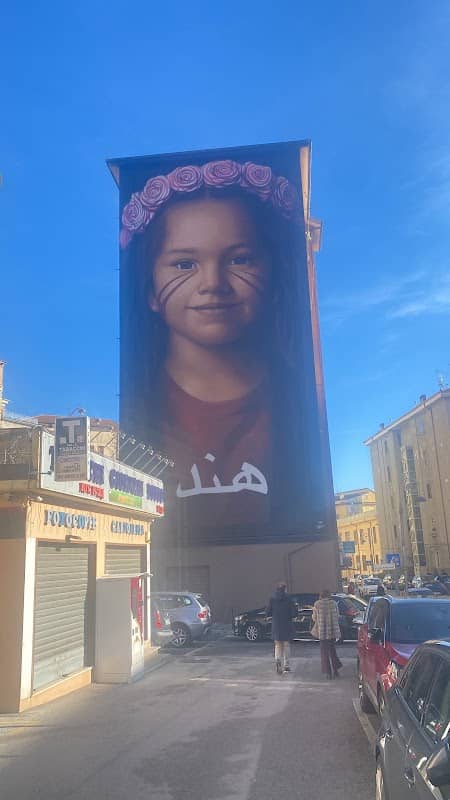 Murales "Definisci Bambino" Hind Rajab - Jorit - Image 2