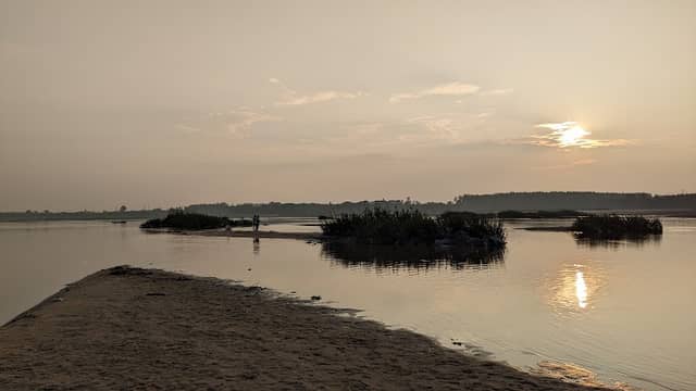 Godavari Andhra Telangana River Border View Point - Image 1