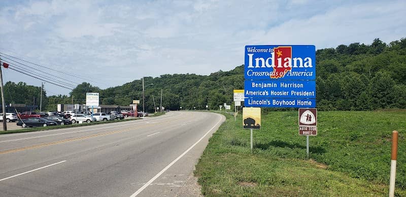 Welcome To Indiana Sign - Image 1