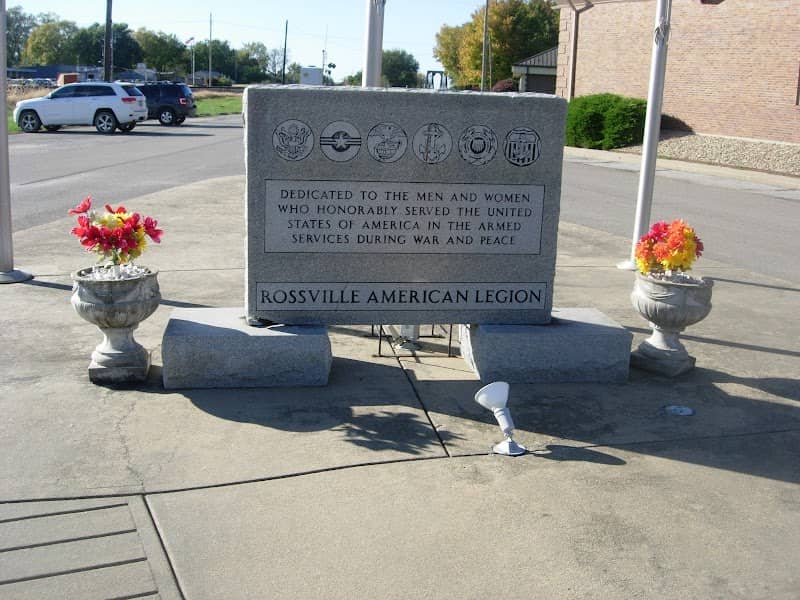 Rossville American Legion Veterans Memorial - Image 1