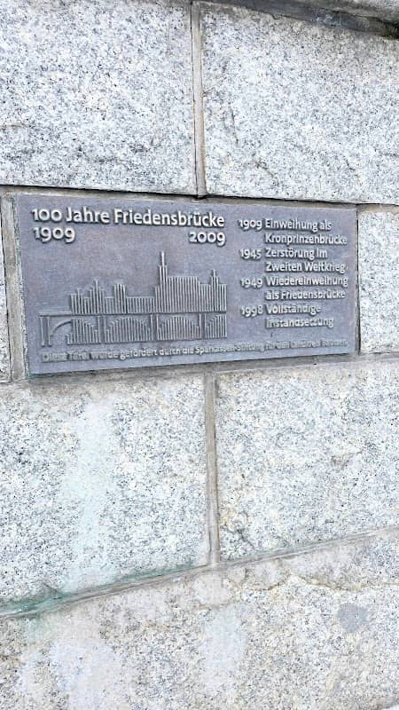 Gedenktafel 100 Jahre Friedensbrücke - Image 1