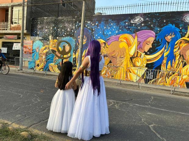 Mural de Record Guinness Saint Seiya - Image 1