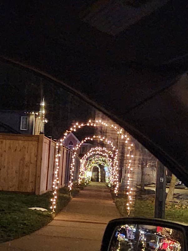 Allworth Cresent Christmas Light Arches - Image 2