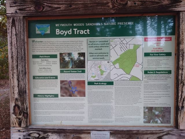 Parking for Boyd Tract of Weymouth Woods Nature Preserve - Image 1