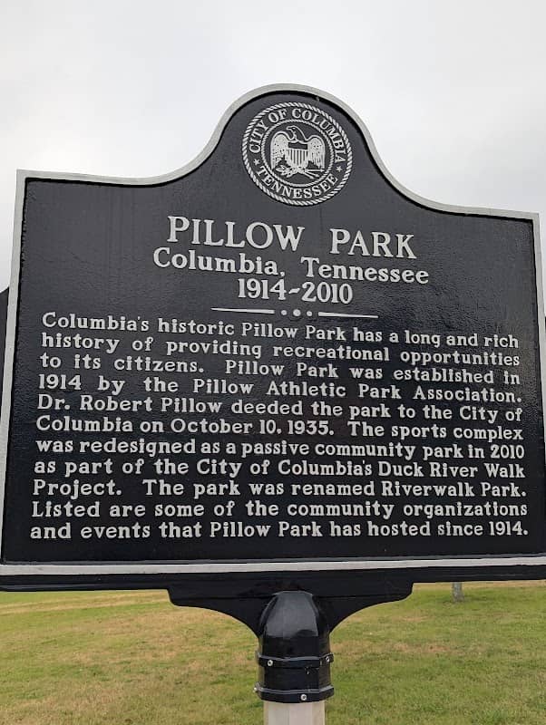 Pillow Park Memorial Sign - Image 1
