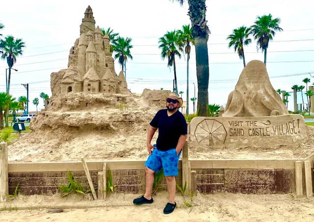 Sandcastle building on the beach - Image 2