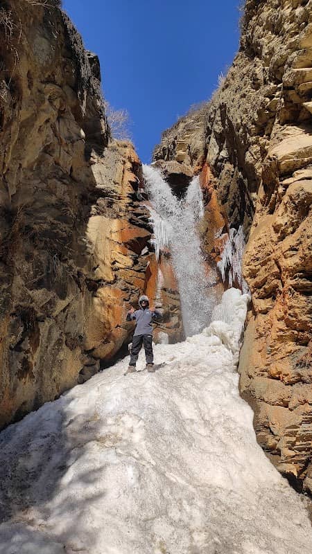 The golden waterfall and yellow river - Image 1