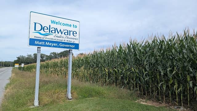 Delaware Welcome Sign - Image 2