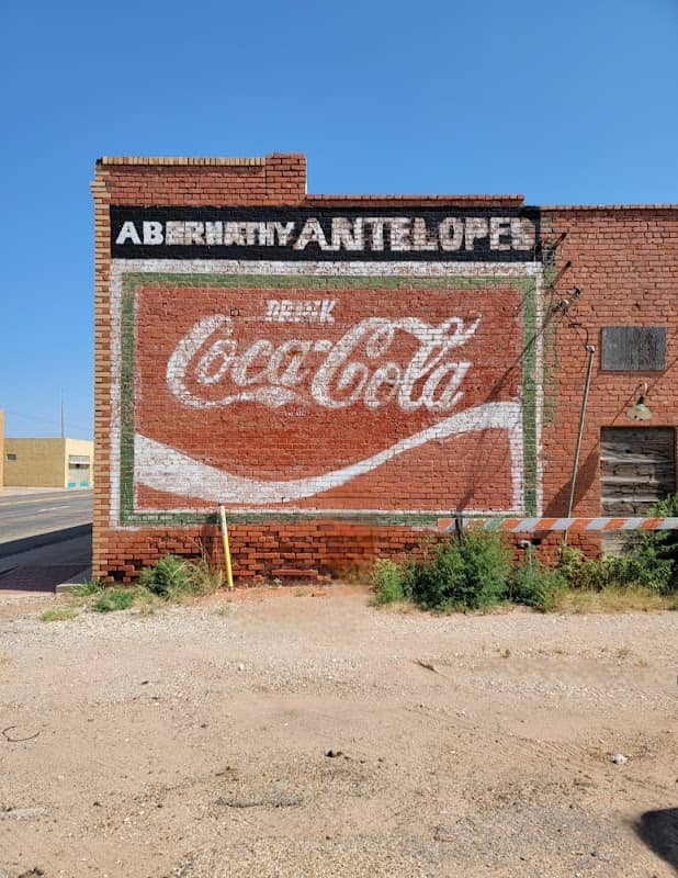 Abernathy Antelopes / Coca-Cola Mural - Image 1