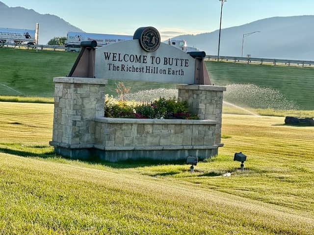 Butte, MT Welcome Sign - Image 2