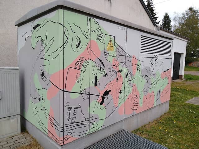 Trafohaus mit Graffiti - Image 2