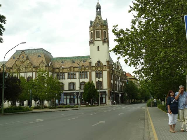 Városháza látkép, festmény - Image 2