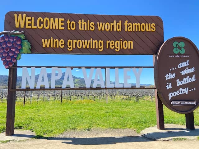 Welcome to Napa Valley Sign (South) - Image 1