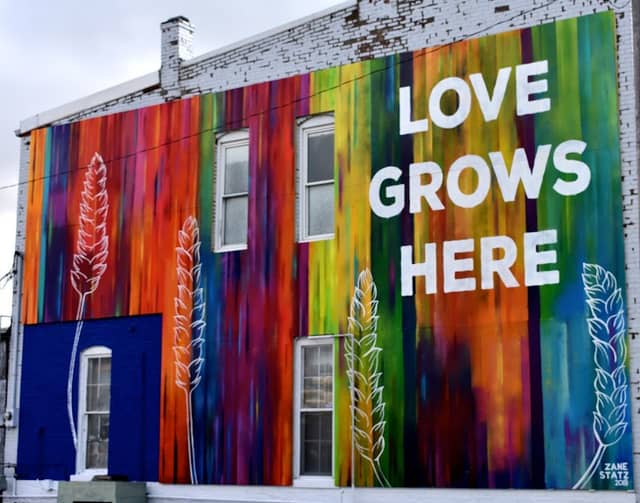 Love Grows Here Mural - Image 1