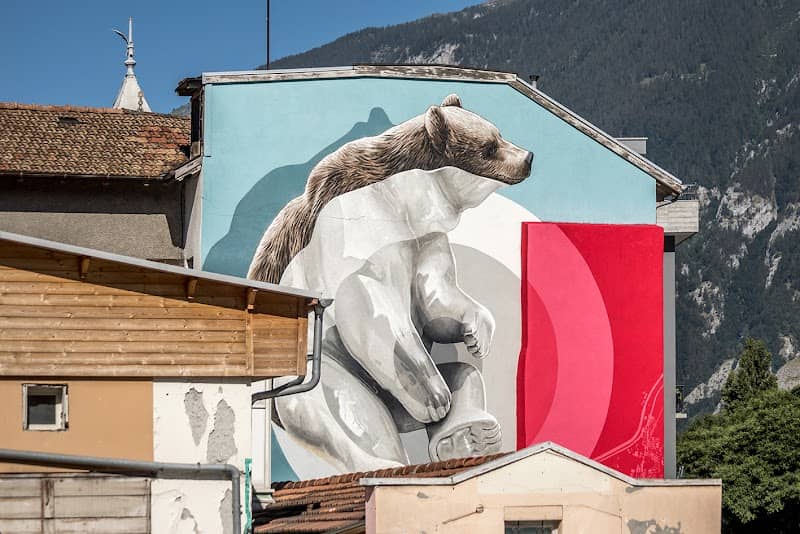 "Home ground" mural by NEVERCREW (2018) - Image 1