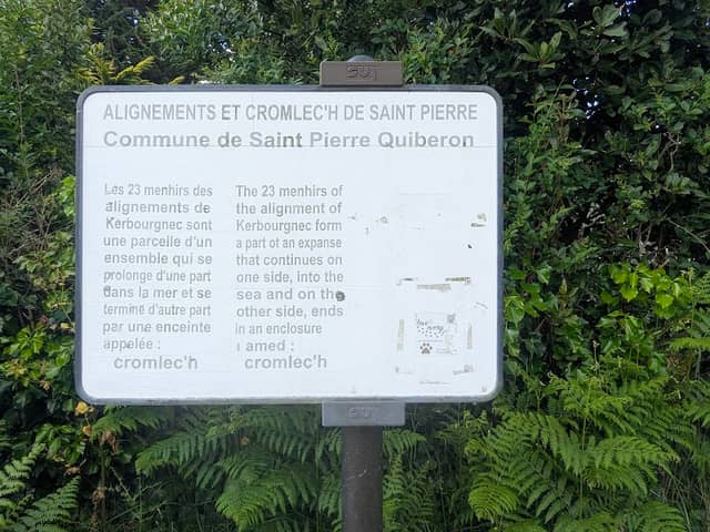alignements de Kerbourgnec - Image 1