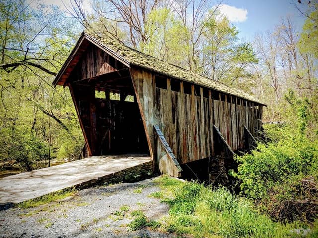Historic Pisgah Covered Bridge - Image 1