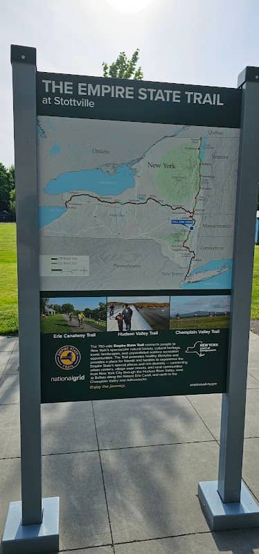 The Empire State Trail Stockport/Stottville Trailhead(Albany-Hudson Electric Trail) - Image 2