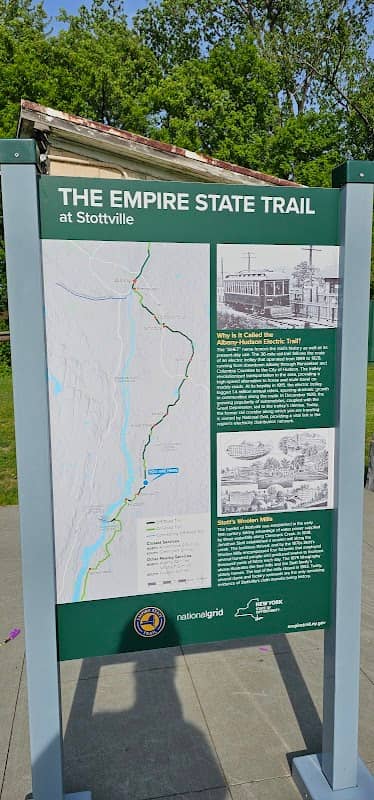 The Empire State Trail Stockport/Stottville Trailhead(Albany-Hudson Electric Trail) - Image 1
