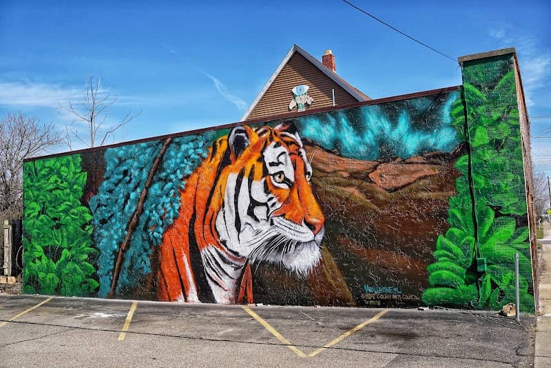 Tiger Mural - Image 1