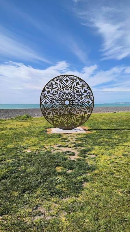 Metallic Mandala Sculpture - Image 1