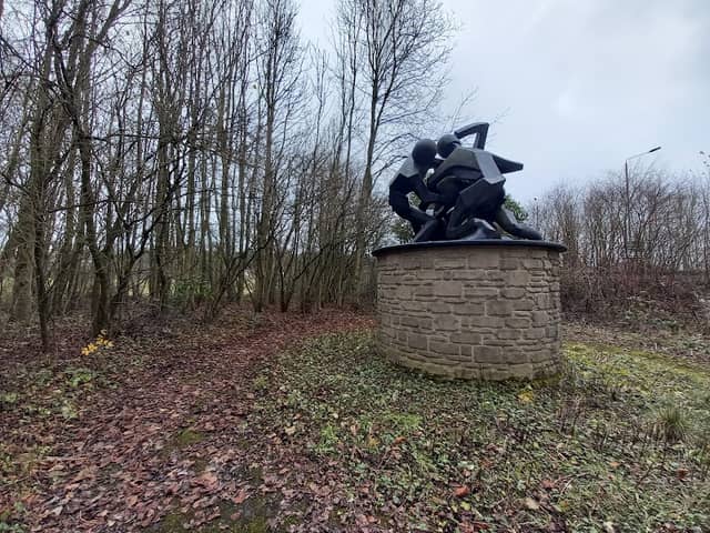 Royal Shrovetide Football Sculpture - Image 1