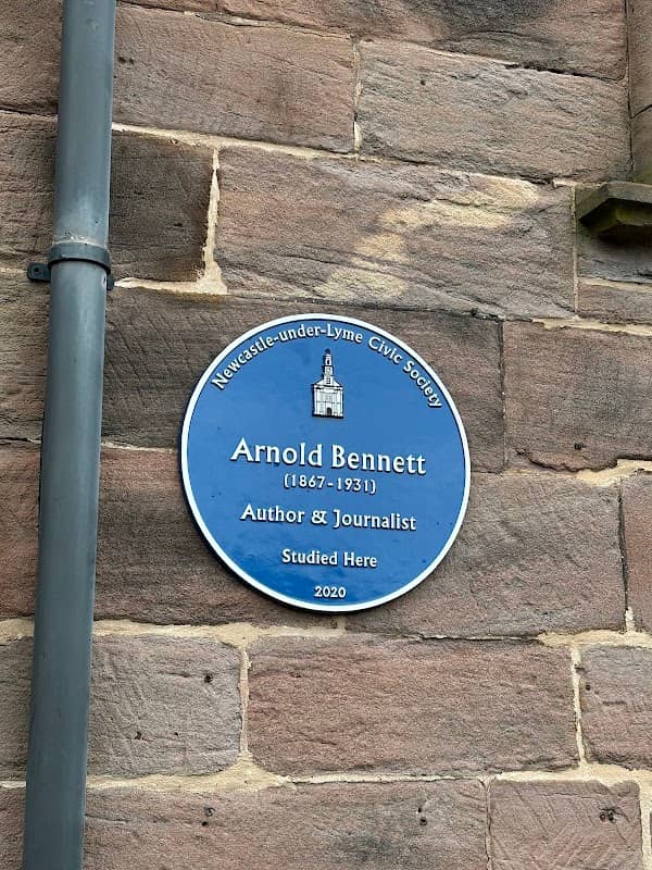 Arnold Bennett Blue Heritage Plaque - Image 1
