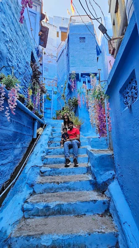 Blue city lane - Image 1