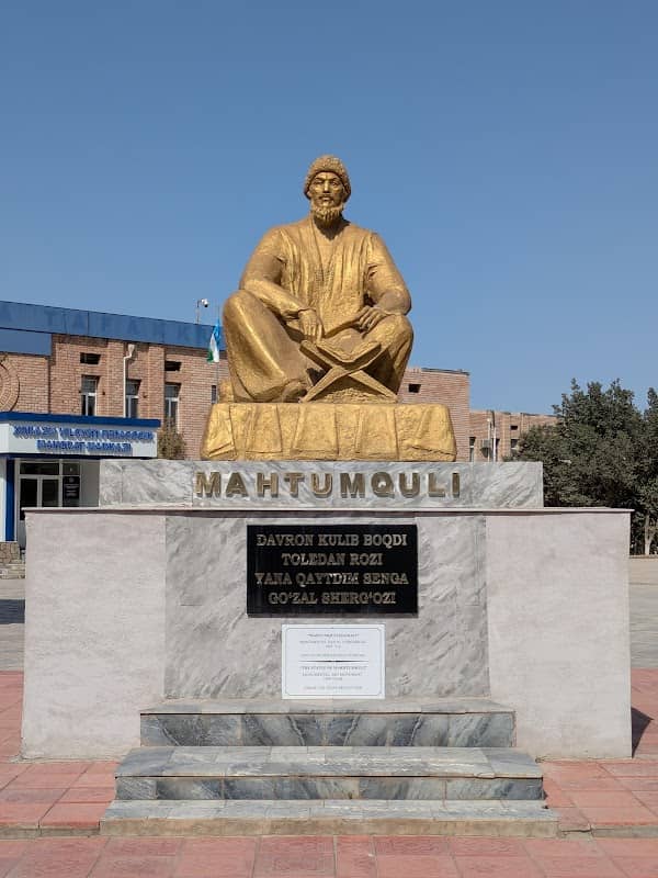 Statue of Mahtumquli - Image 1