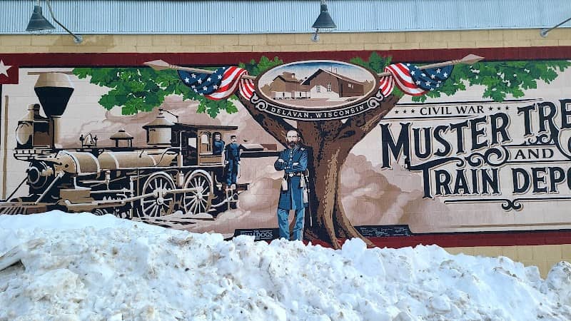 Walldog Mural #16: Muster Tree/Train Depot - Image 2