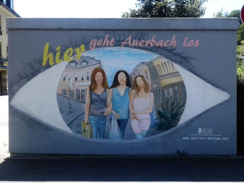 Mural "Hier geht Auerbach" - Image 1