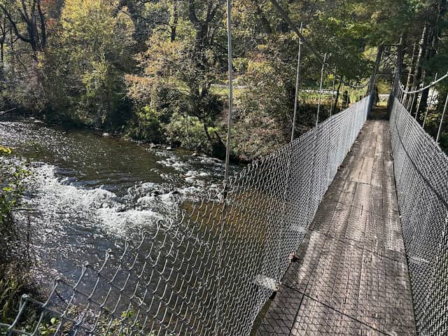 Barkers Creek Swinging Bridge - Image 1