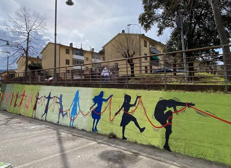 Murale #LottaDei5Mesi Bagno di Gavorrano - Image 1