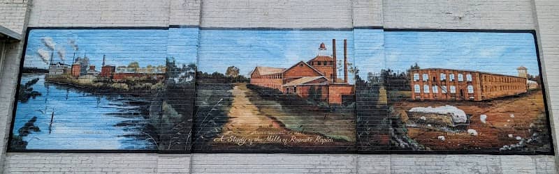 Roanoke Rapids Mural by Napoleon Hill - Image 1