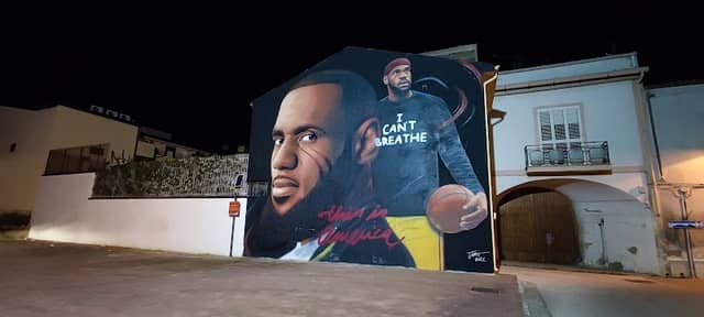 Murale di Jorit Agoch - Lebron James - Image 2