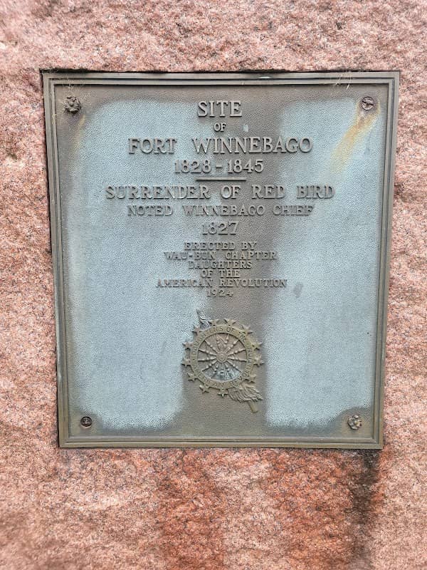 Wisconsin State Historical Marker 61: Fort Winnebago - Image 2