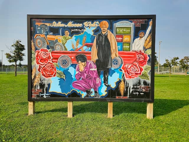 SIDHU MOOSEWALA MURAL - Image 2
