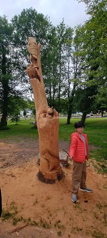 Cavan Park wood statue - Image 1