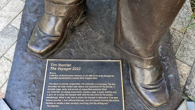 "The Voyager" bronze statue - Image 1